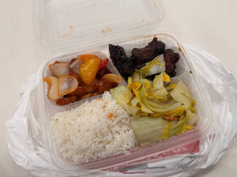 评测下香港盒饭，一份55港币，48元