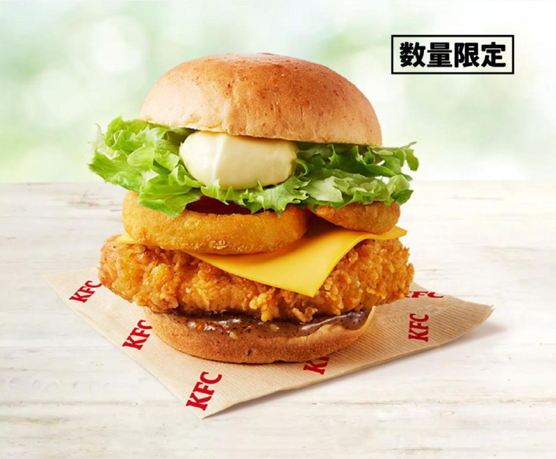 肯德基的新品看上去像是实在没好点子了然后“干脆把所有材料塞汉堡坯里吧”🥺