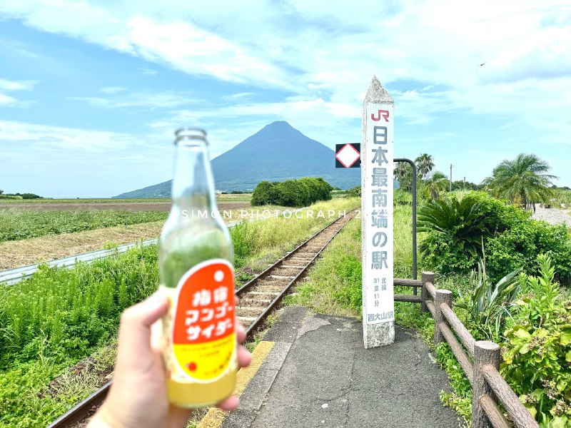 太美丽了日本最南车站
