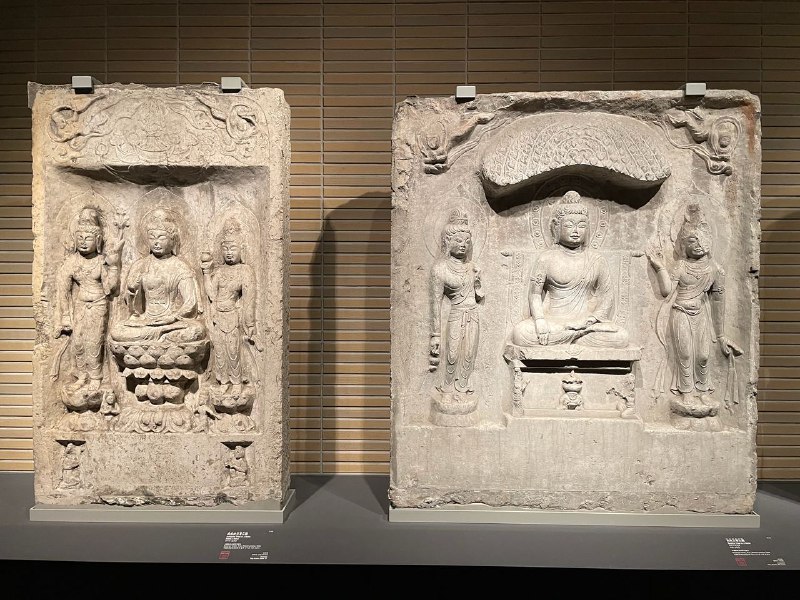 #行走东京图为东京国立博物馆的部分来自中国的石雕