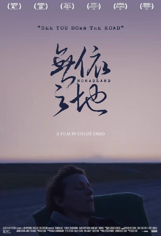▎赵婷凭《无依之地》获奥斯卡最佳导演《无依之地》是一部美国独立剧情片，由赵婷编剧和执导
