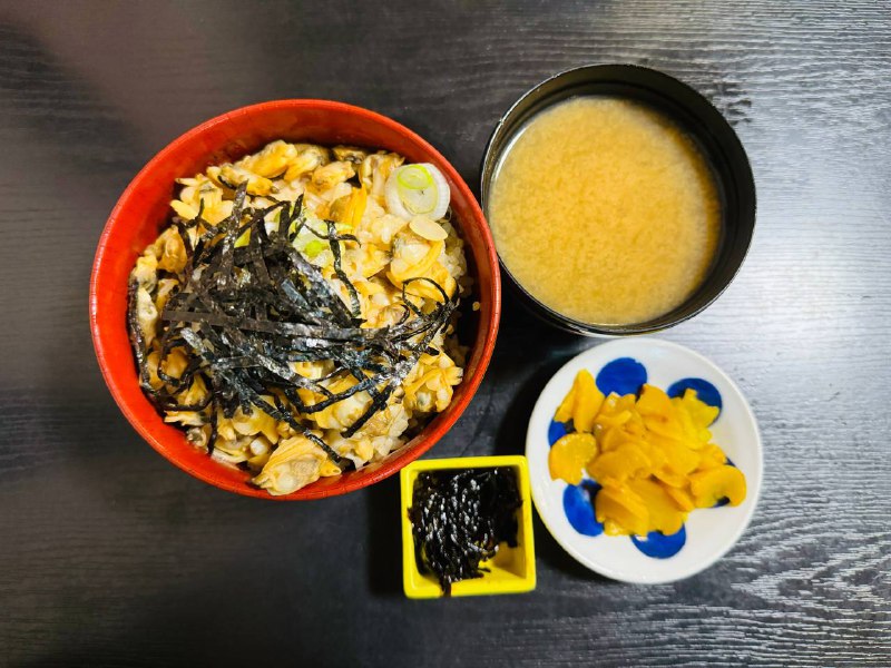 #美食 じゃない品尝下江户名物深川蛤仔饭吃完了 差点噎死 不推荐😅