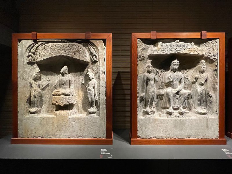 #行走东京图为东京国立博物馆的部分来自中国的石雕