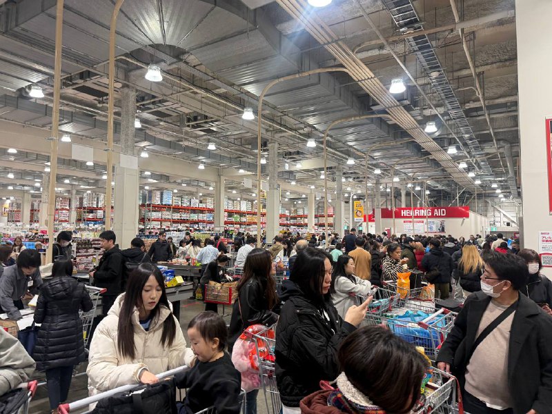 新三乡的开市客人太多了🥹