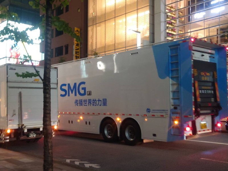 中央电视台转播车已经“空投”到东京了😂好家伙，日本人震惊中央电视台转播车已经“空投”到东京了😂好家伙，日本人震惊