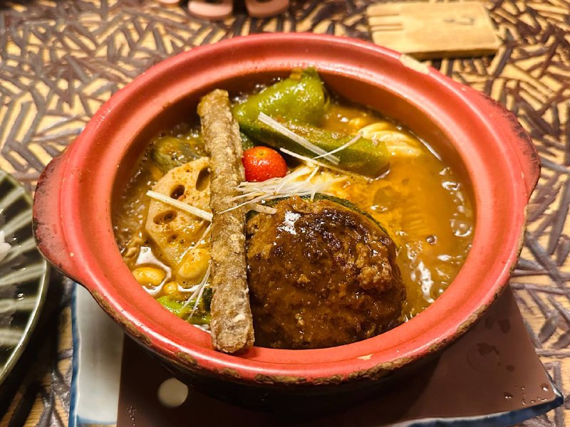 #美食这个羊肉的汤咖喱真香啊😋