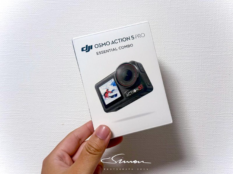 之前亚马逊会员日买的相机到了DJI ACTION 5 PRO 启动🥳