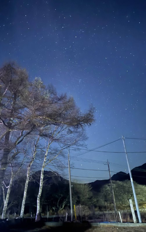 手机十秒曝光的星空🌌