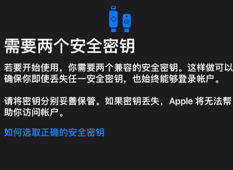 日本 Apple ID 已经可以开启 “iCloud 高级数据保护”功能，并且可以绑定Yubikey等物理密钥