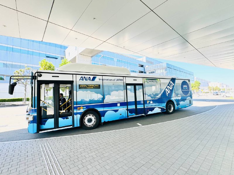 800米步行距离，ANA还派车接一下子🤣