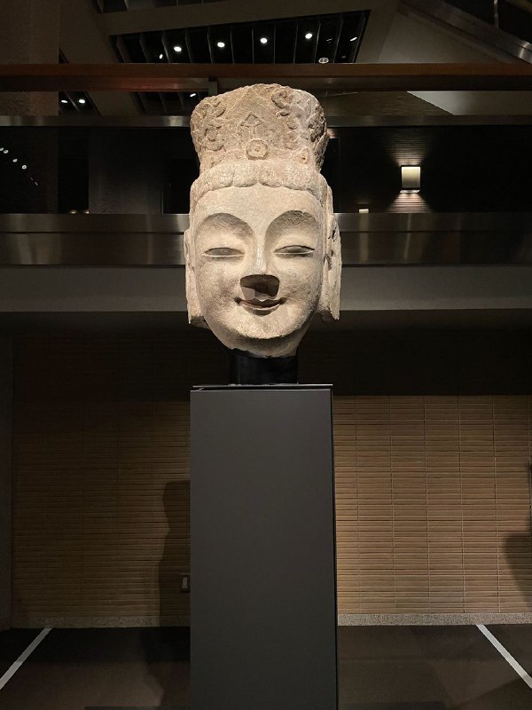 #行走东京图为东京国立博物馆的部分来自中国的石雕