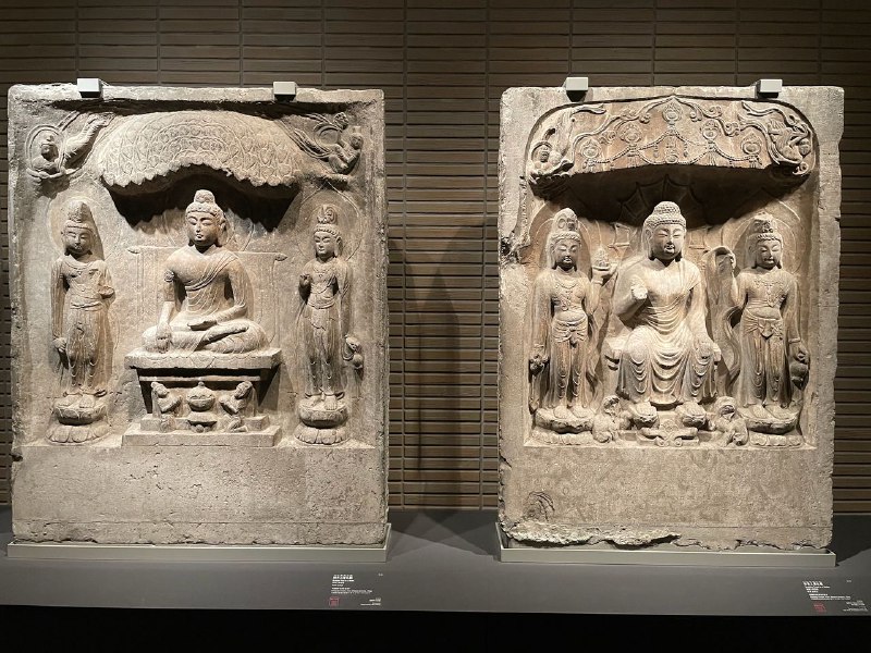 #行走东京图为东京国立博物馆的部分来自中国的石雕