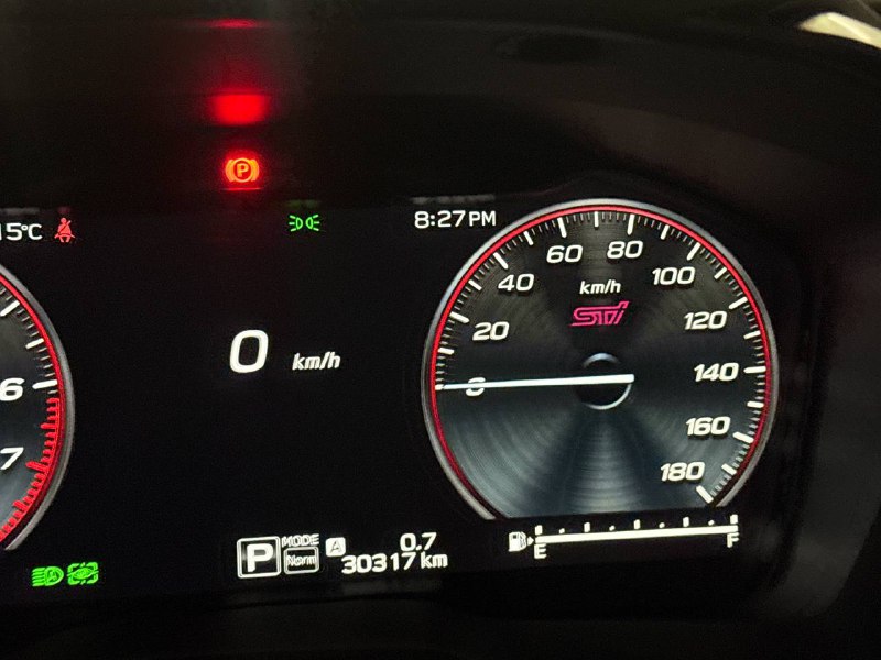 好起来了，开上STI了