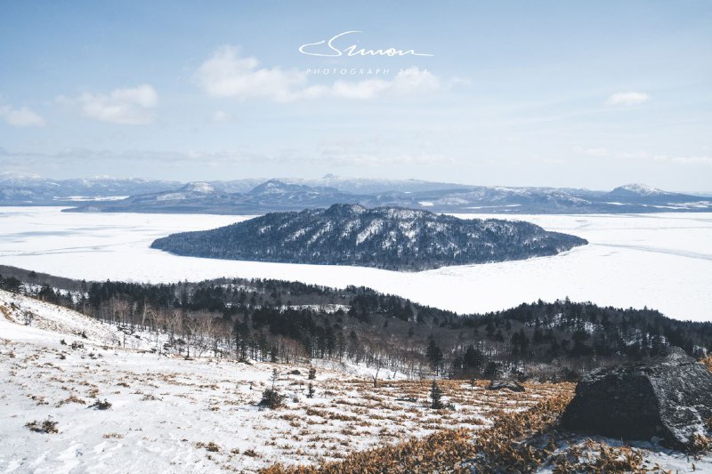 #写真第一次去美幌峠是大雾，啥也没看到无功而返