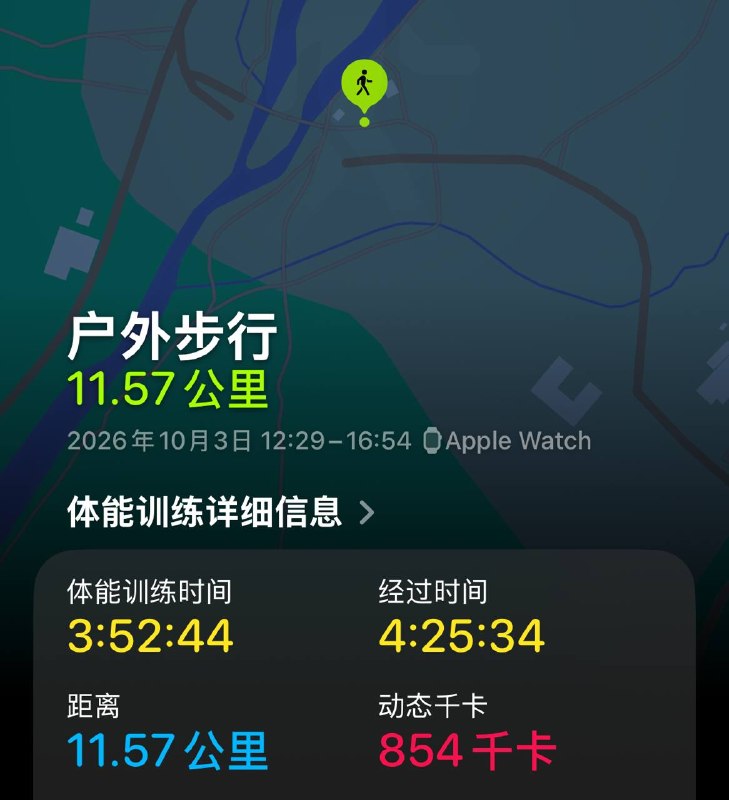 今日上高地溜达了11公里😂