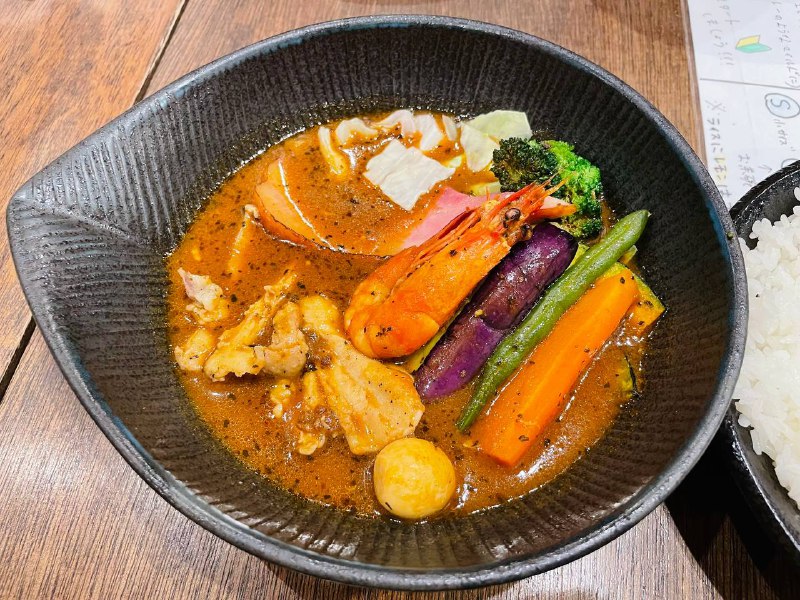 浮生北海道，首先来一碗汤咖喱