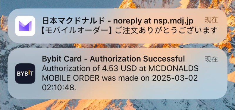 简单用Bybit Card在日本最北麦当劳点个单